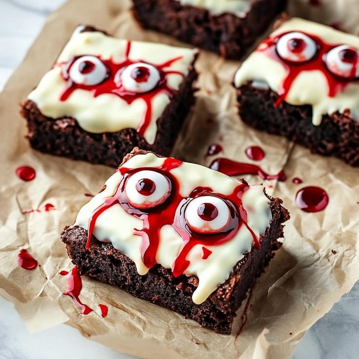Eyeball Brownies Recipe PDF (Digital Download)