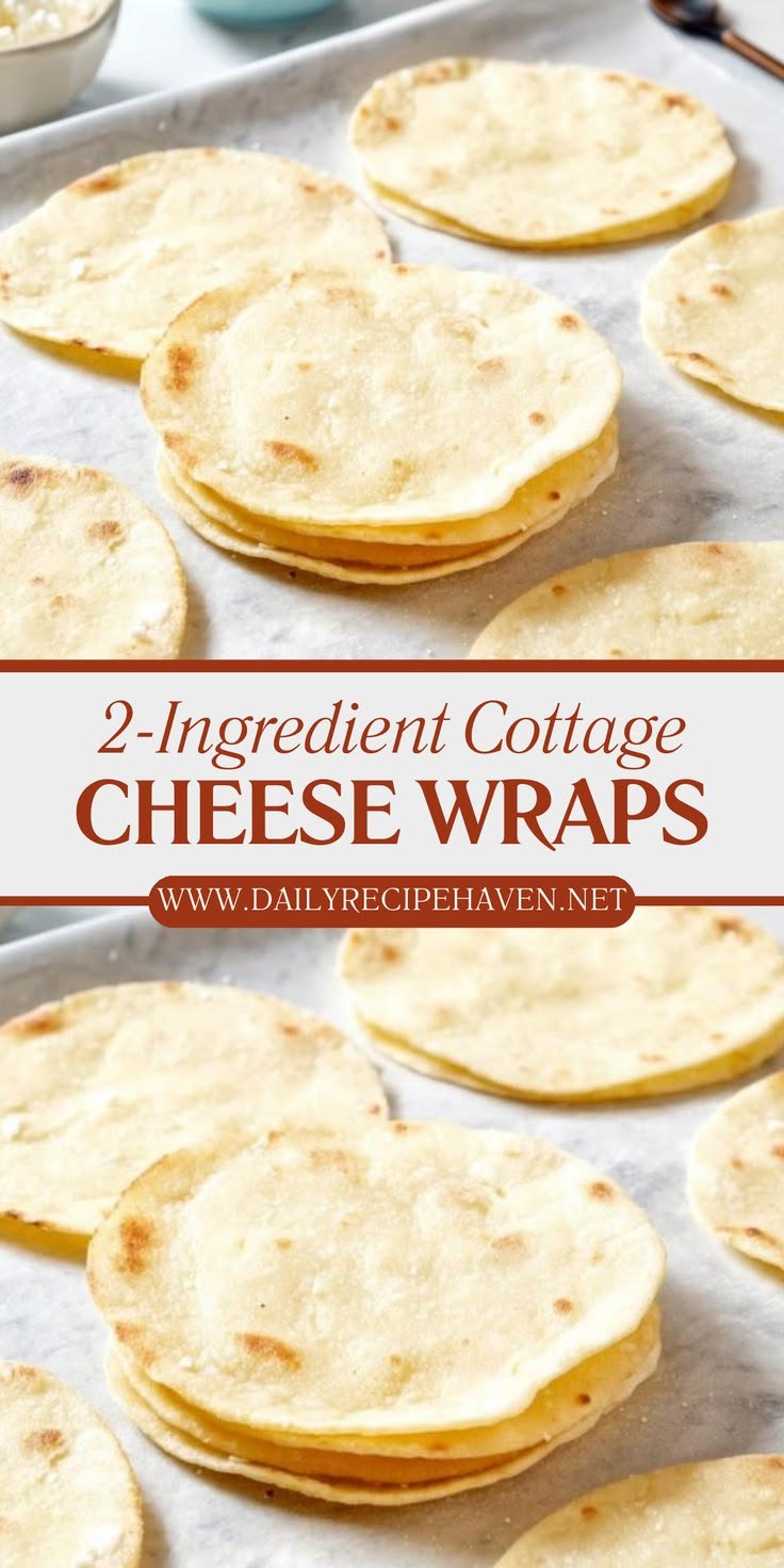 2-Ingredient Cottage Cheese Wraps