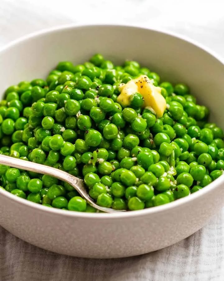 Pois au beurre à l'ail