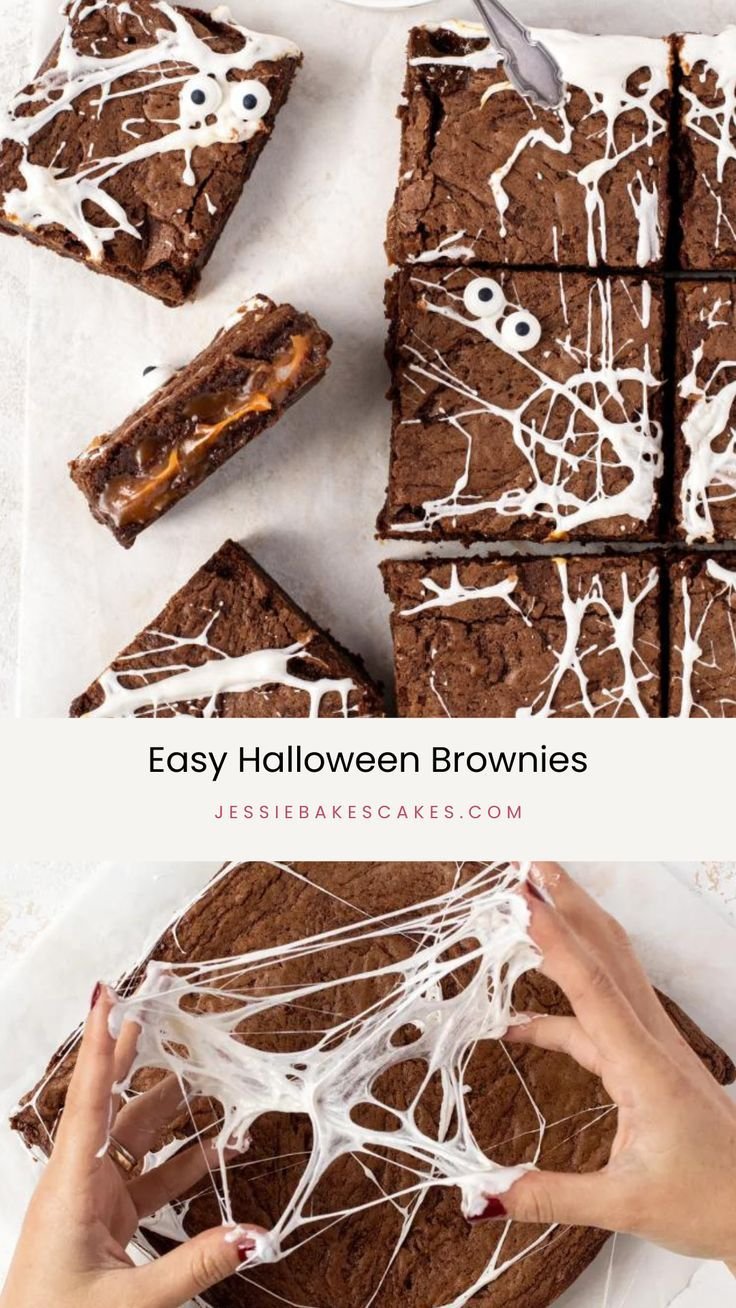 The Easiest Halloween Brownies EVER!