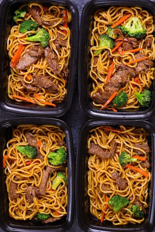 Low Carb Meal Prep: Beef and Noodles | Meal prep ideas with steak, Meal prep with noodles, Fitness