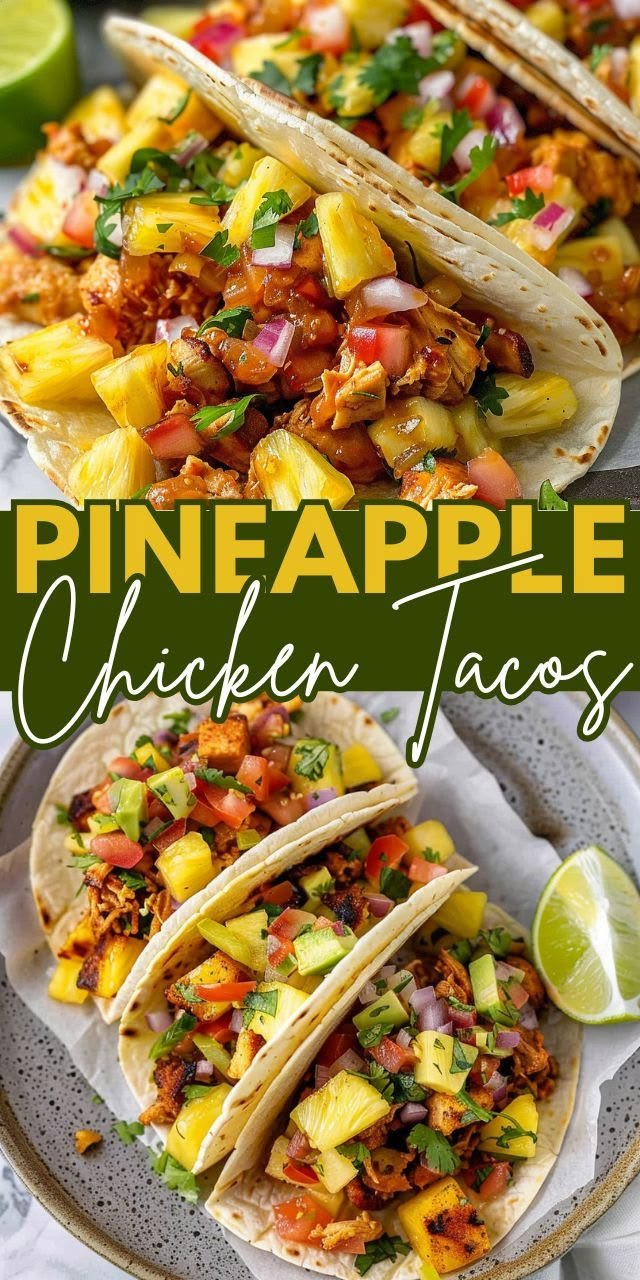Pineapple Chicken Tacos