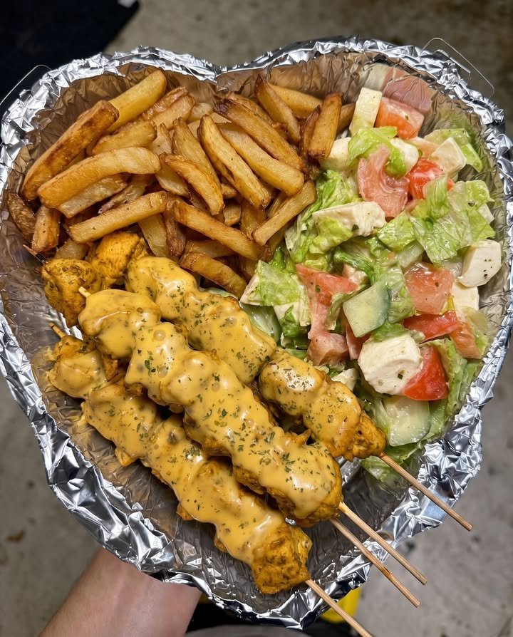 Brochettes de poulet grillées