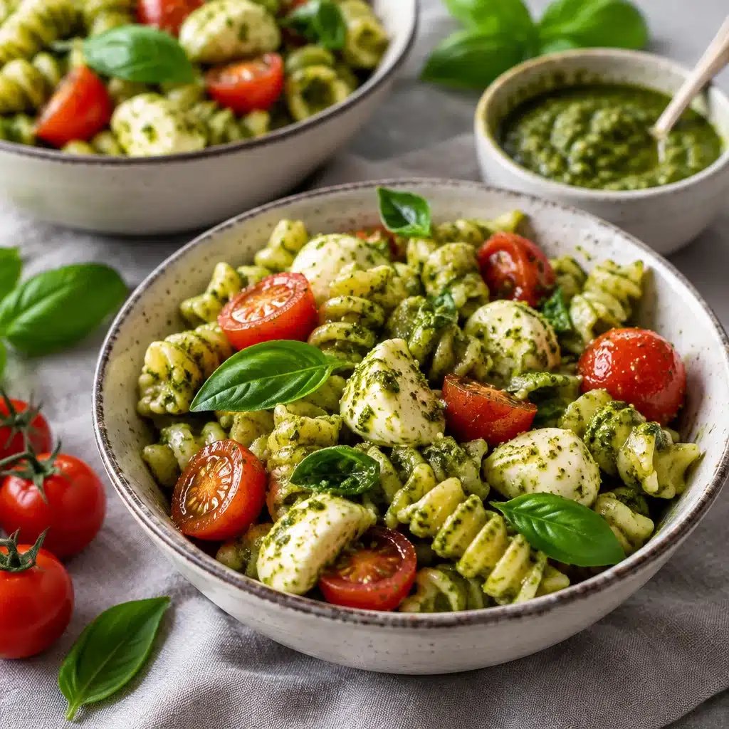 Christmas Chicken Pesto Pasta Meal Prep