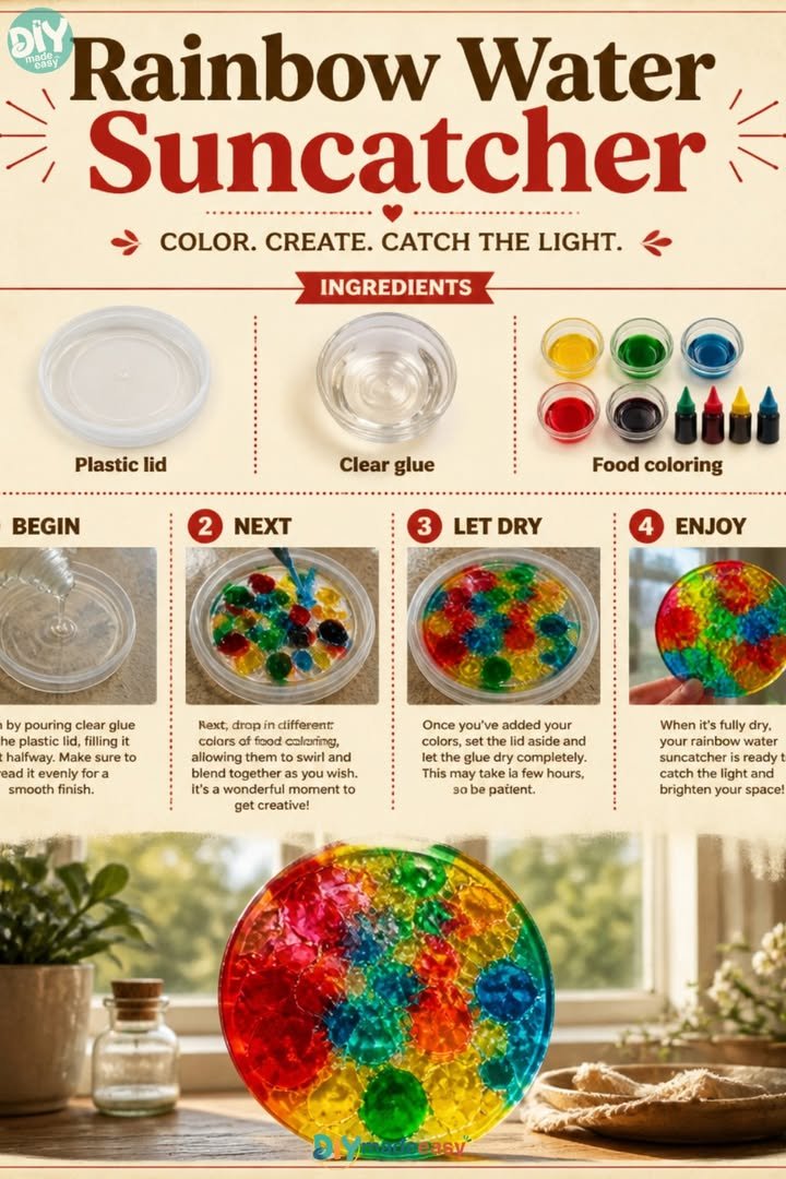 Rainbow Water Suncatcher 8 Rainbow Water Suncatcher