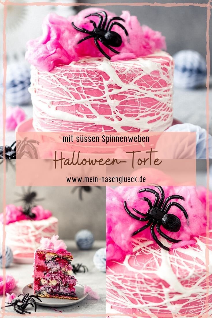 Monster Brownies und Spinnenweben-Torte - Mein Naschglück | Rezept | Halloween torte, Zuckeraugen, Halloween kuchen