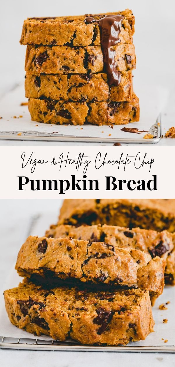 Vegan Pumpkin Chocolate Chip Bread
