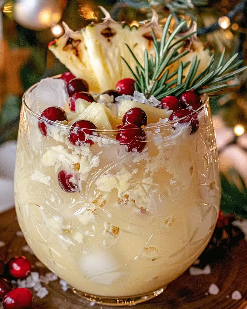 Recette de Punch de Noël Blanc - Boisson Festive pour les Fêtes