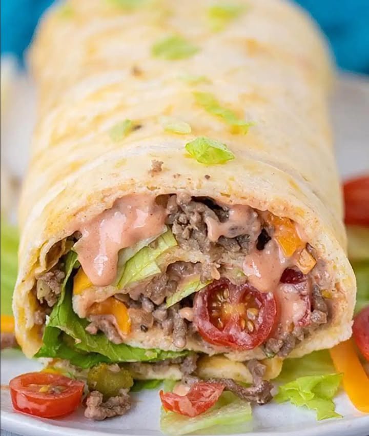 Big Mac Rolle mit Viel Sosse Rezept