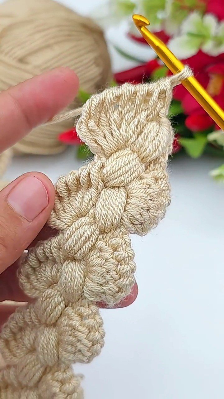 Befriedigendes strukturiertes Häkelband 🧶