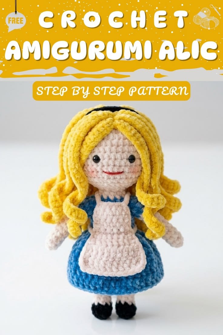 Cute Crochet Alice Free Pattern