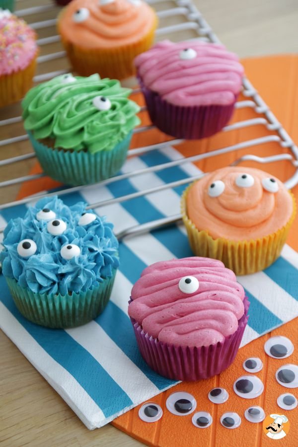 Recette de cupcakes monstres pour halloween