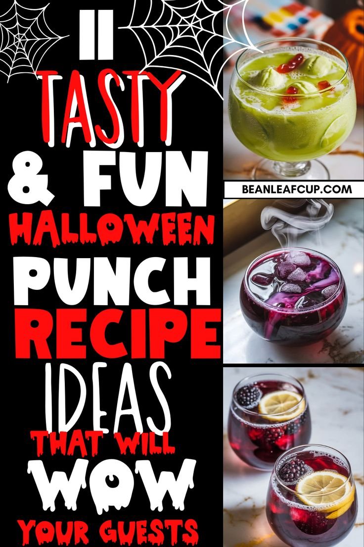 11 Spooky Halloween Punch Recipes That Will Thrill Your Guests 🎃