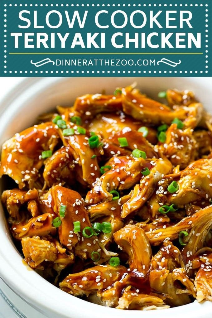 Slow Cooker Teriyaki Chicken Recipe | Yoshida chicken recipes, Chicken teriyaki crockpot easy, Slow cooker chicken teriyaki easy
