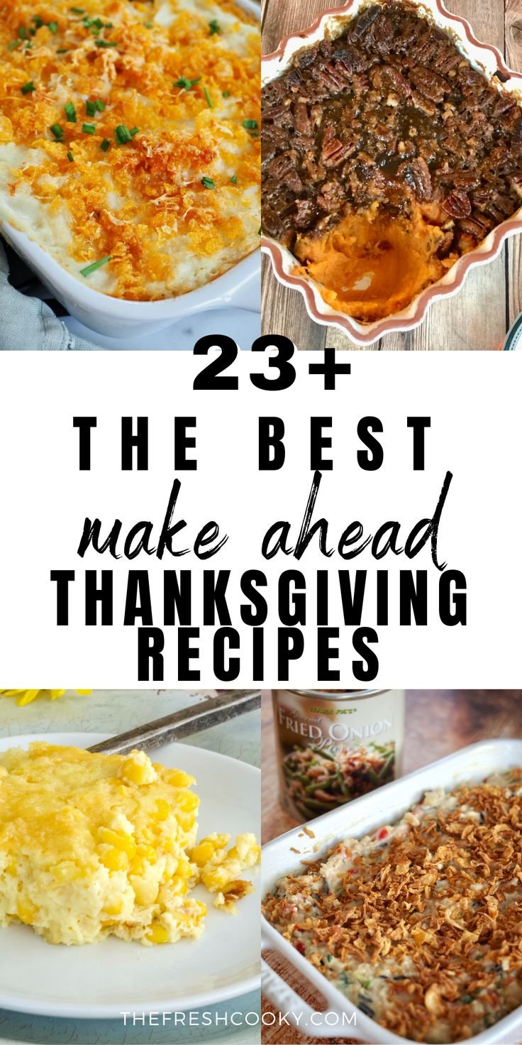 35+ Make-Ahead Thanksgiving Side Dishes