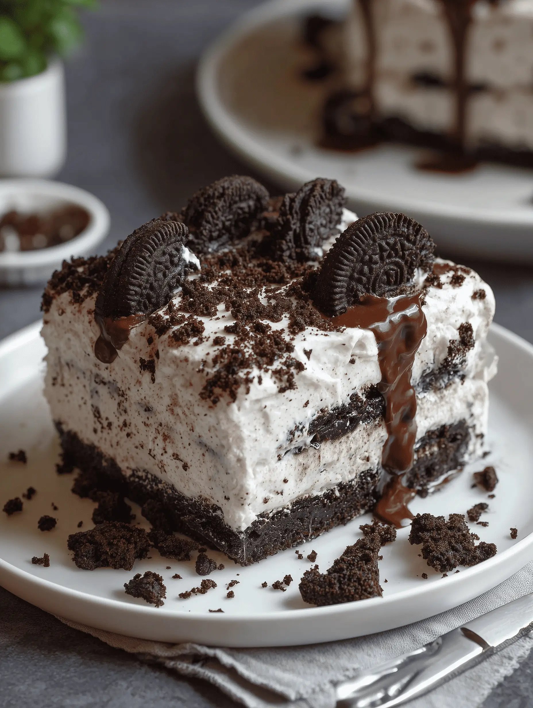 Oreo Ice Cream Cake
