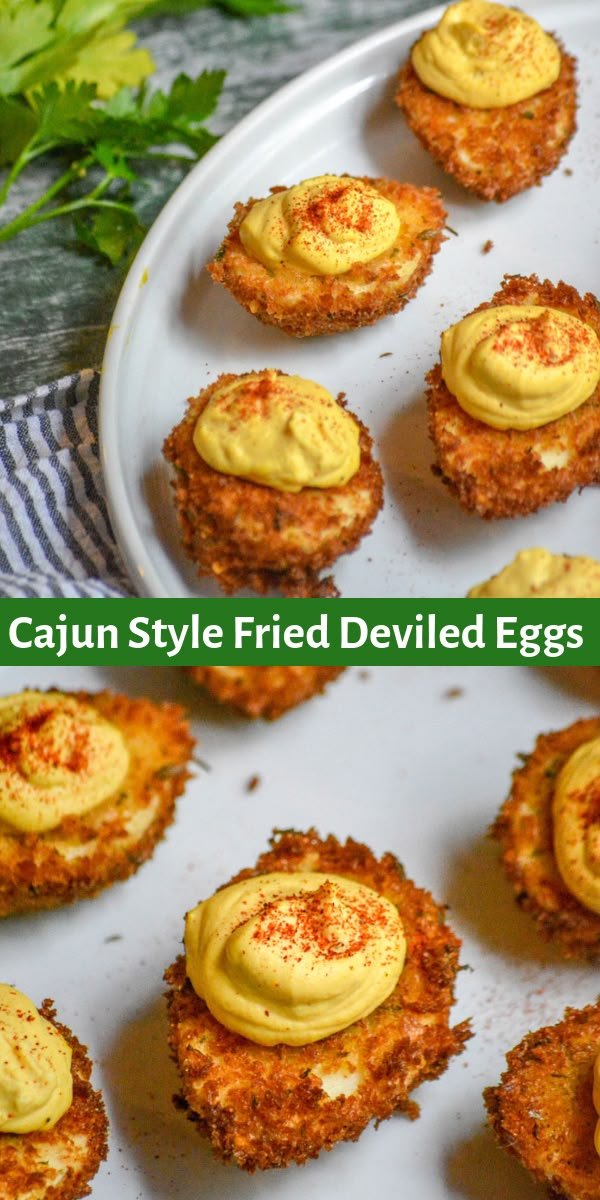 Cajun Style Fried Deviled Eggs