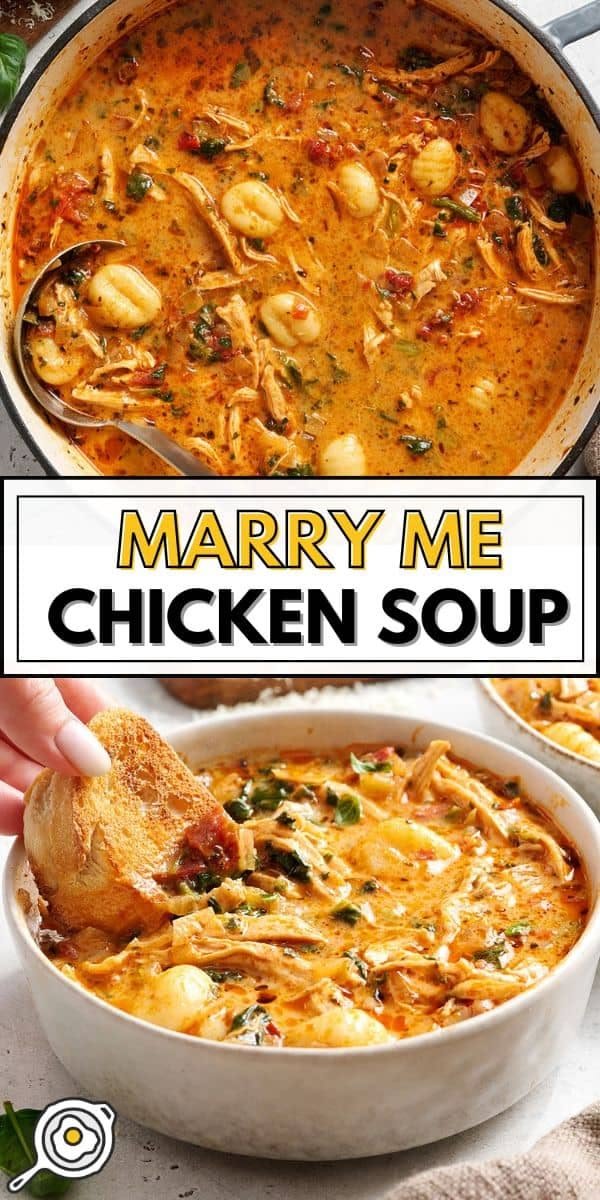 Marry Me Chicken Soup Recipe Crockpot | Soup Recipe Ideas, Soups with Chicken, Soup with Gnocchi