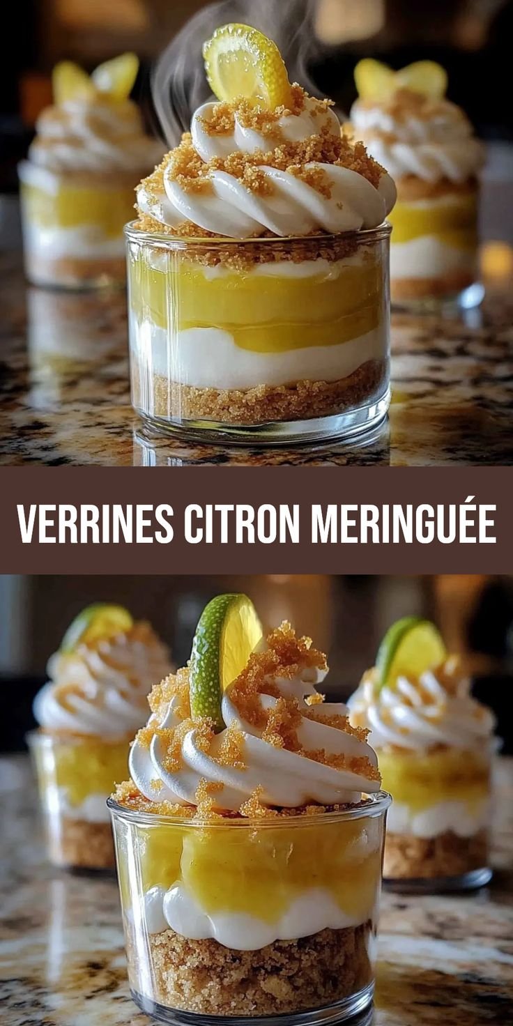 Comment Faire Ces Verrines Citron Meringuée Qui Éblouissent ?