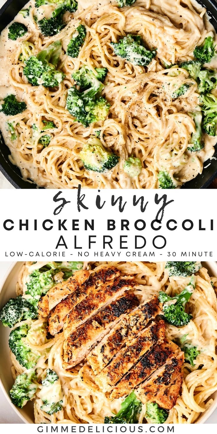 Low Calorie Chicken Alfredo | Healthy low calorie dinner, Dinners under 500 calories, Low calorie recipes