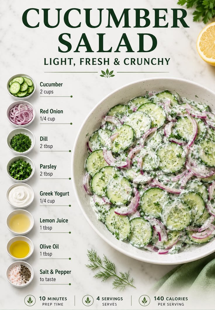 Creamy Cucumber Salad