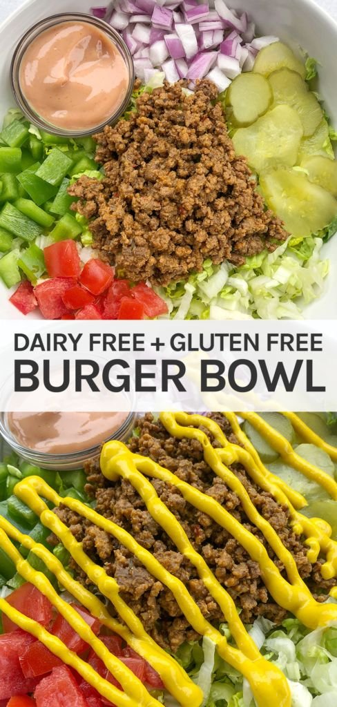 Homemade Loaded Burger Bowl Recipe