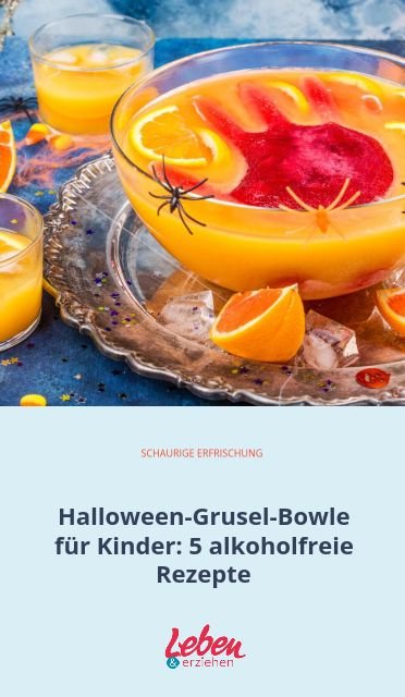 Halloween-Grusel-Bowle für Kinder: 5 alkoholfreie Rezepte