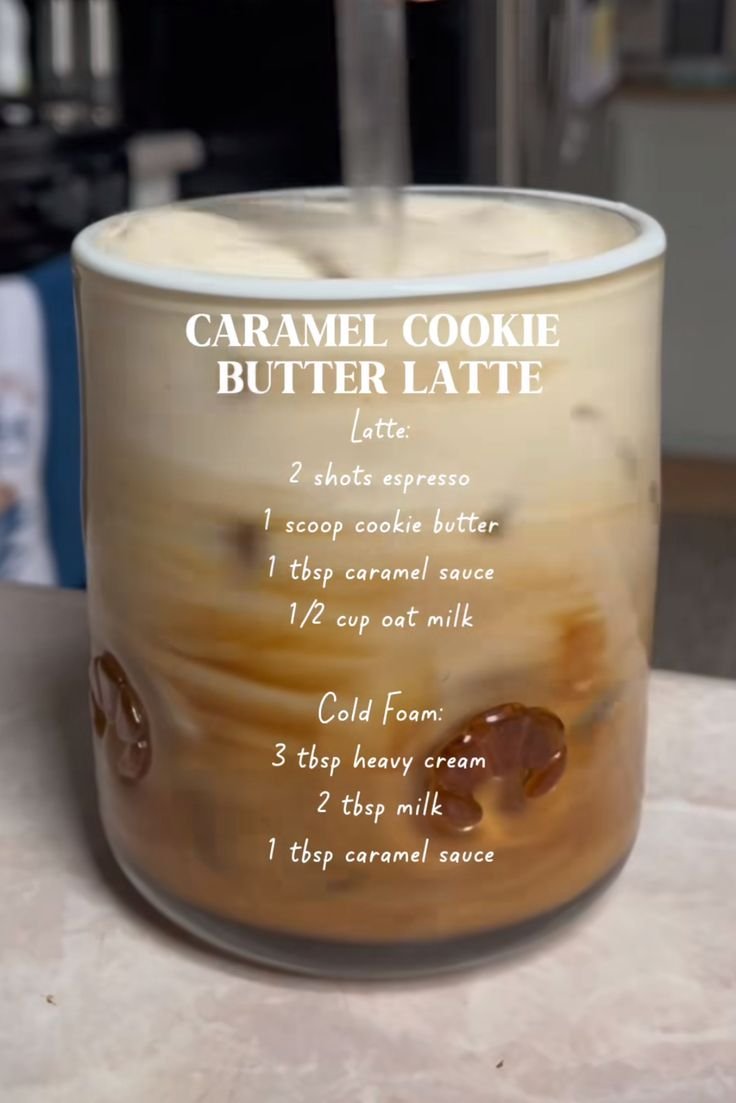 Cookie dough latte recipe | Different types of lattes, espresso hot coffee recipes, flavored coffee