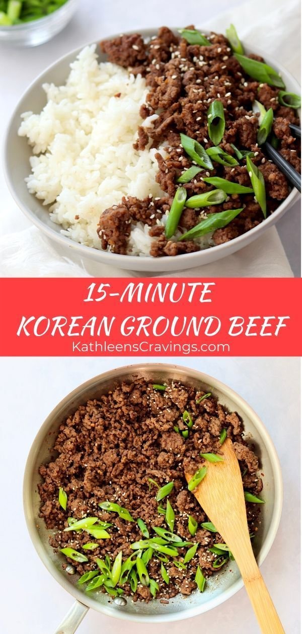 Korean Ground Beef Bowls