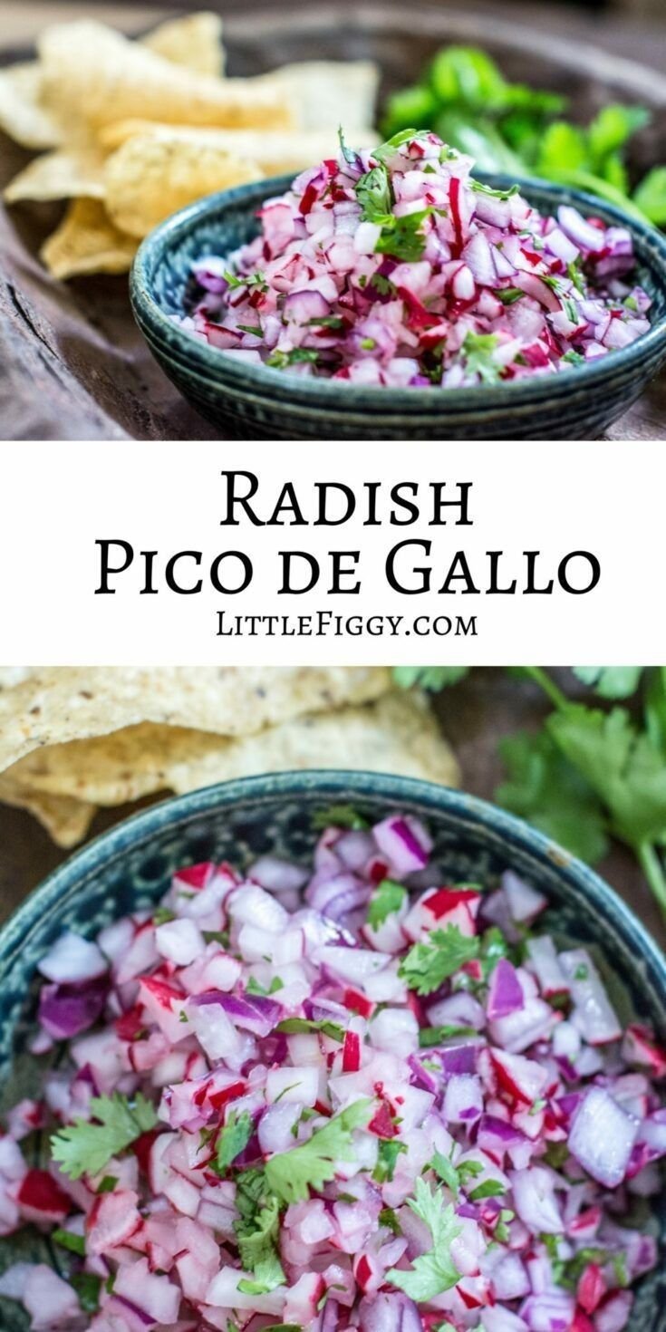 Quick and Easy Radish Pico de Gallo Recipe | Fresh Radish Salsa, How to Make Radish Salsa, Mexican Food