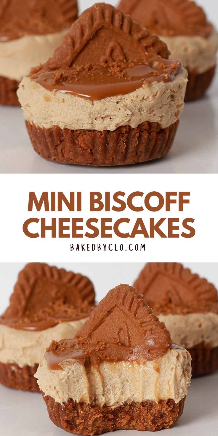 Mini Biscoff Cheesecakes