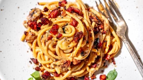 Ultra-cremige vegane Carbonara