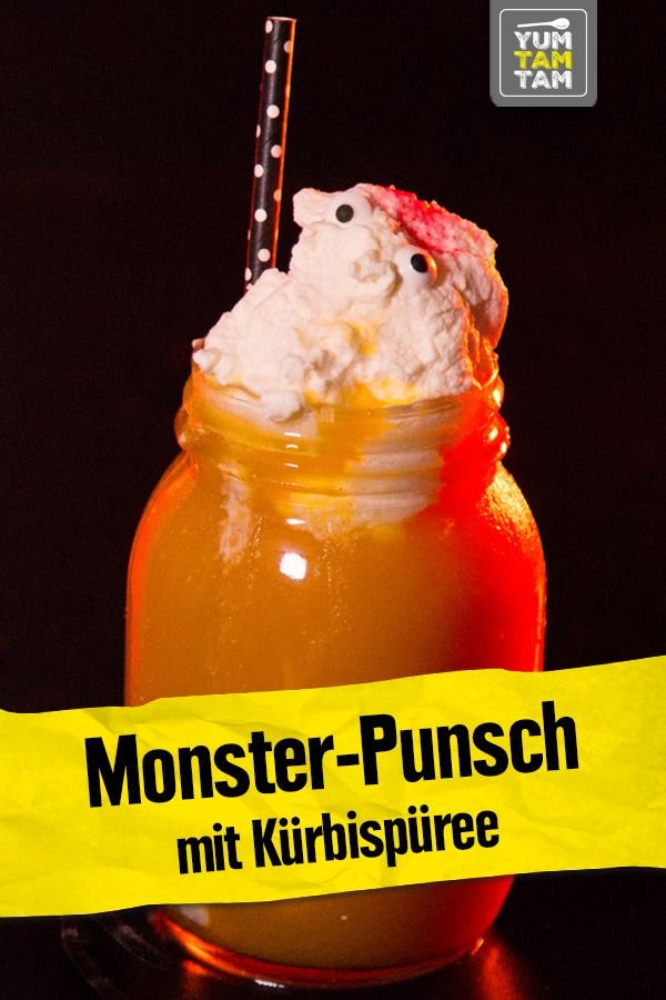 Monster-Punsch mit Kürbispüree