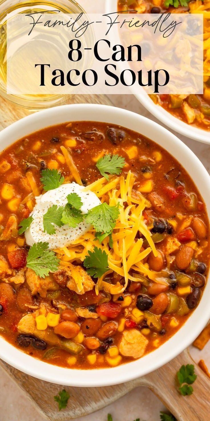 Dump & Go 8-Can Taco Soup - Easy 30-Minute Dinner