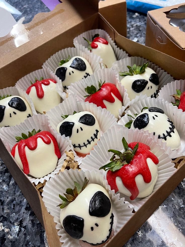 Jack Skellington strawberries