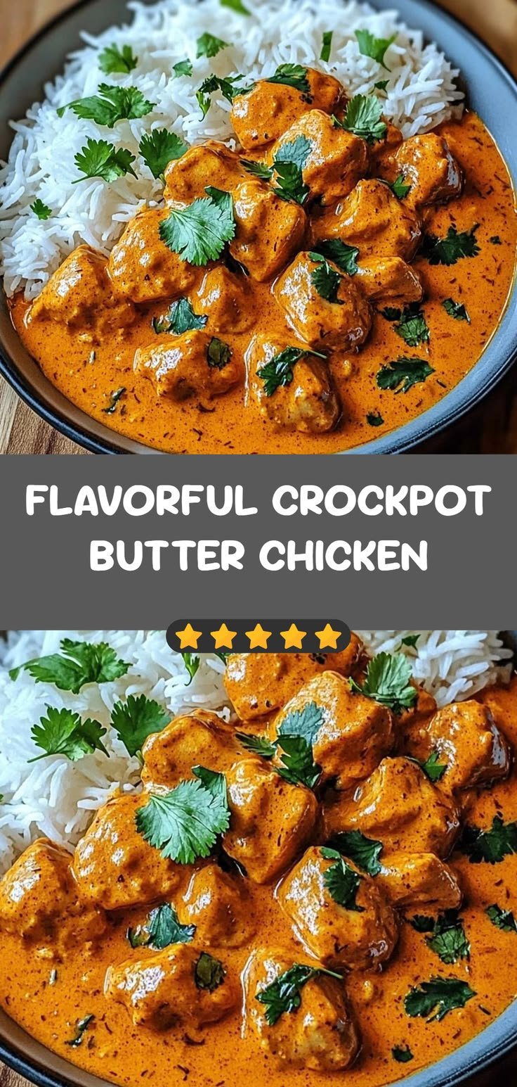 Crockpot Butter Chicken | Easy Slow Cooker Indian Recipe
