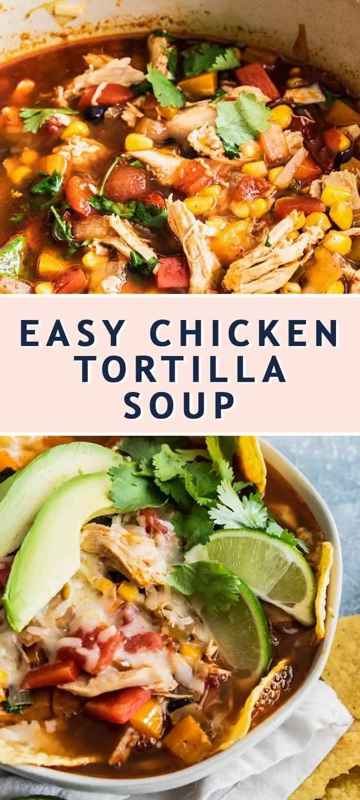 Fresh and Flavorful Chicken Tortilla Soup Recipe | Tortilla soup recipe healthy, Healthy tortilla soup ideas, Chicken vegetable tortilla soup