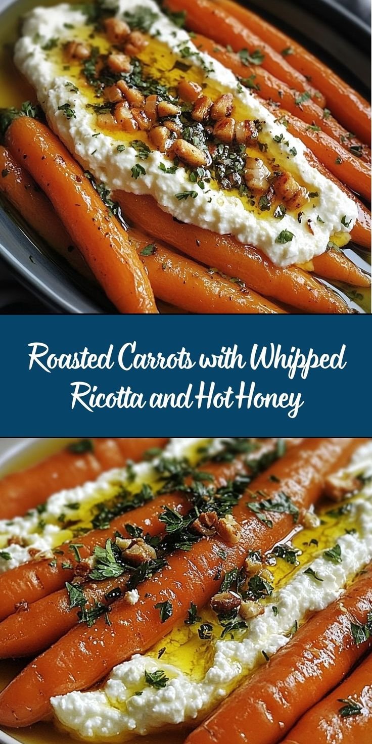 Vegetable side dishes | Vegetarian recipes, Side recipes, Roasted carrots with whipped ricotta