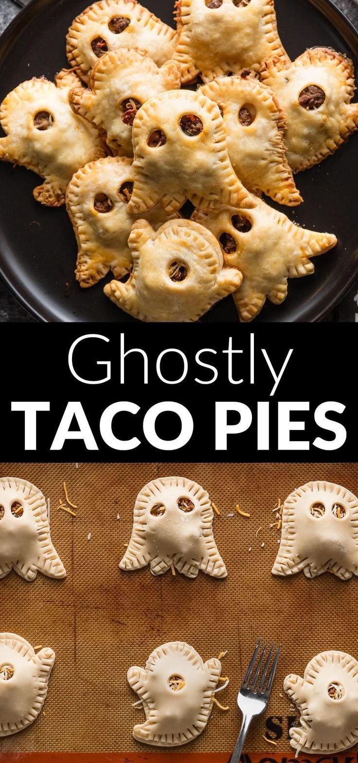 Ghost Mini Taco Pies