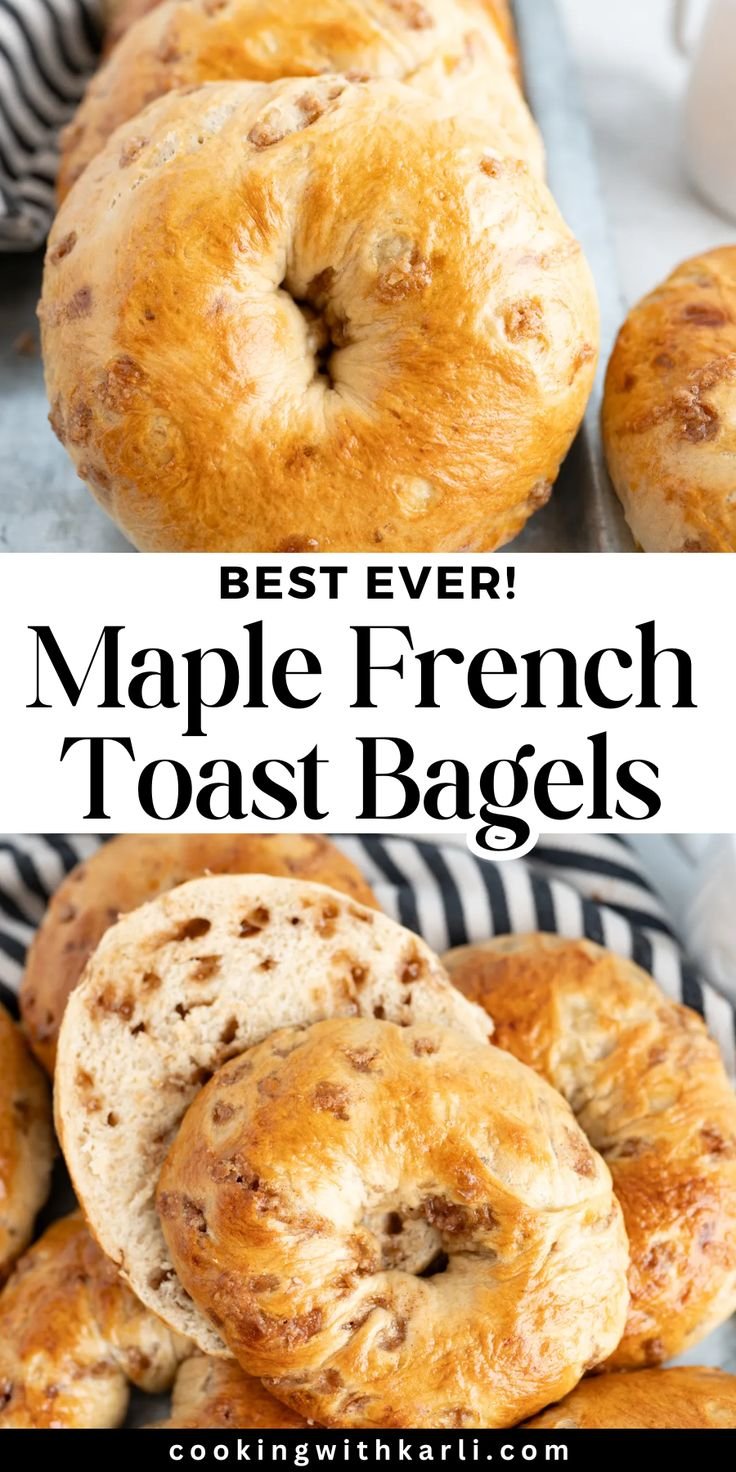 Maple French Toast Bagels