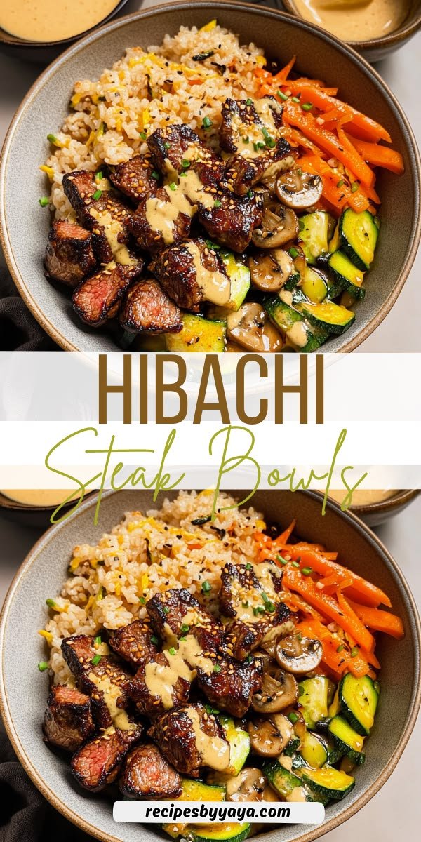 Tasty Hibachi Steak Bowls Dinner Recipe