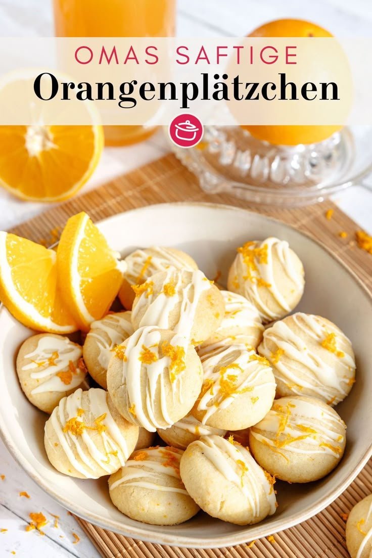 Omas saftige Orangenplätzchen