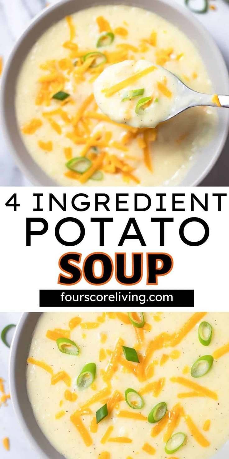 4 Ingredient Potato Soup
