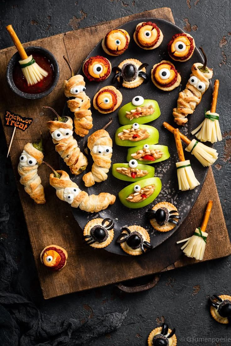 Spooky Halloween Käse-Platte