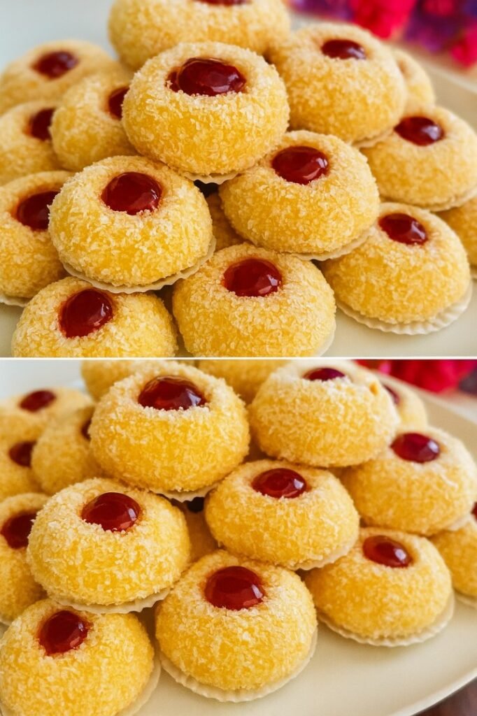 Plätzchen mit Konfitüre