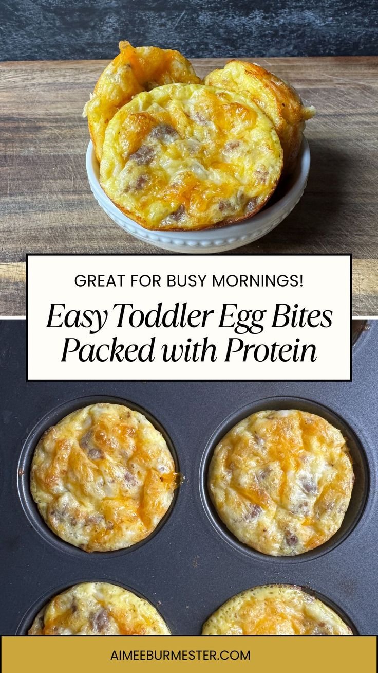 Easy Toddler Egg Bites Packed with Protein (Great for Busy Mornings!)
