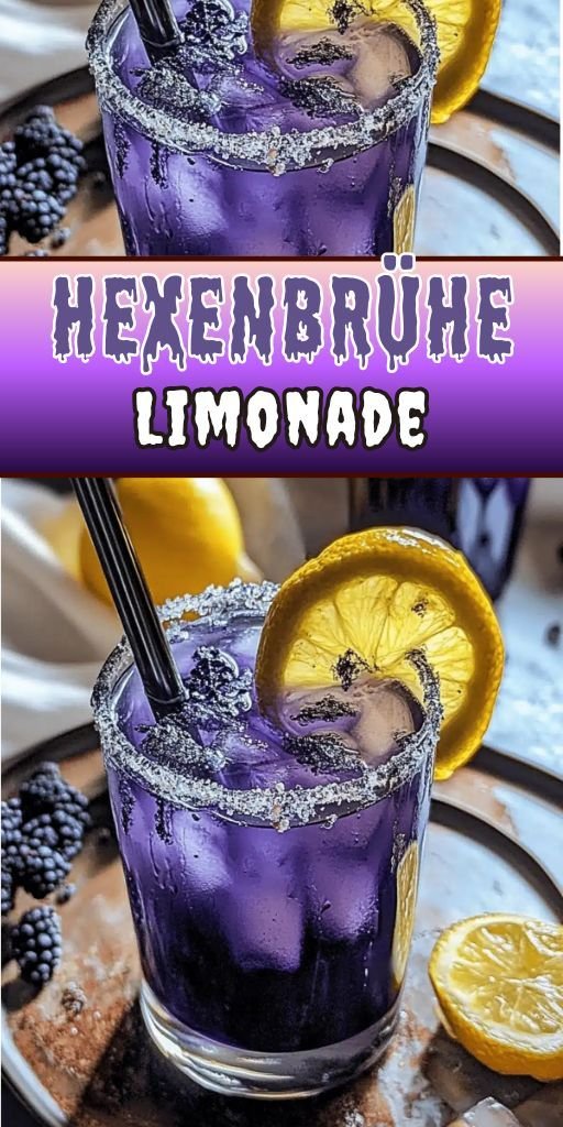 Hexengebräu-Limonade – Lustiges Halloween-Party-Getränk