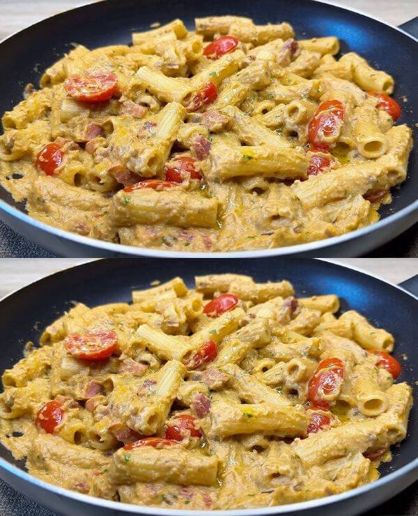 Pasta con Melanzane e Pomodorini