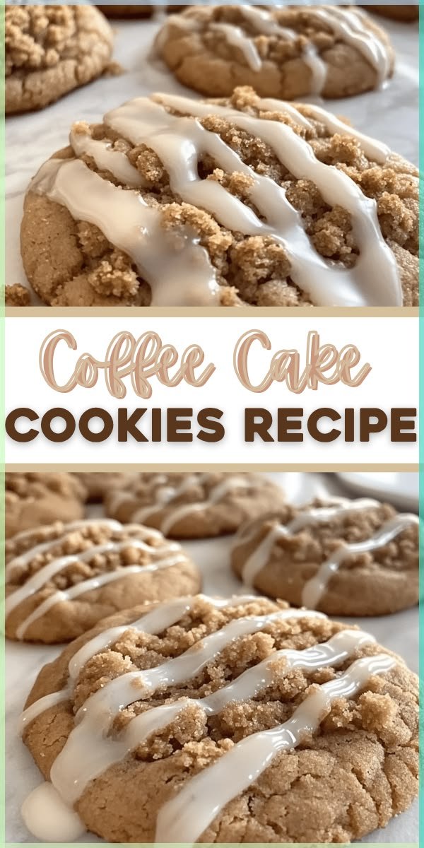 Soft Coffee Cake Cookies