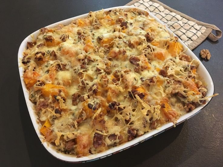 Gratin de butternut à la fourme d'Ambert - Les Papilles de Karen